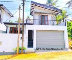 Modern Single Storey House roof top with room in Athurugiriya
