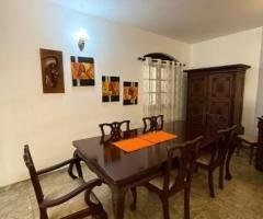 Semi furnished house for rent in Bagatalle Road, Colombo 03.